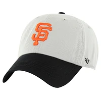 Men's '47 Gray/Black San Francisco Giants Sure Shot Classic Franchise Fitted Hat