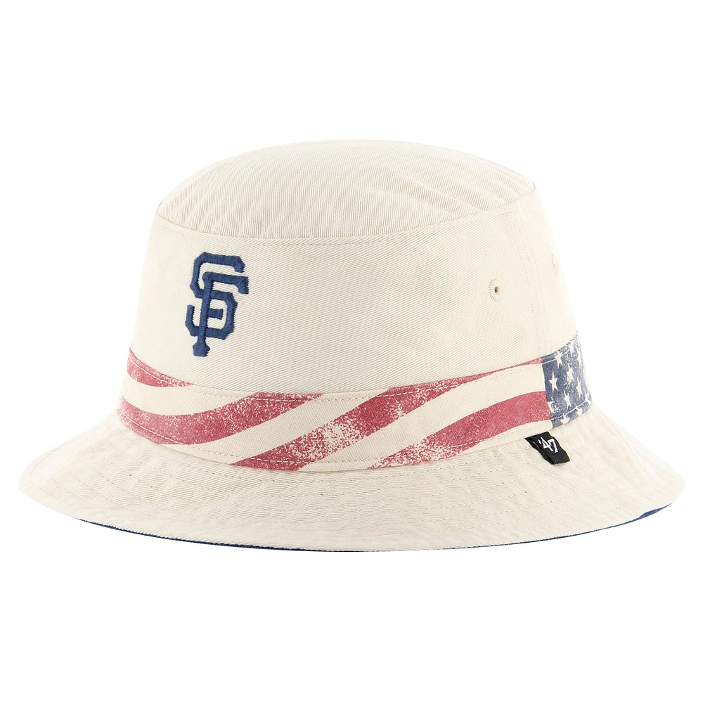 Chapeau bob Glory Daze des Giants de San Francisco '47 kaki pour hommes