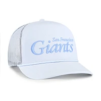 Casquette camionneur ajustable bleu clair « 47 » pour homme, motif Foundation Hitch des Giants de San Francisco