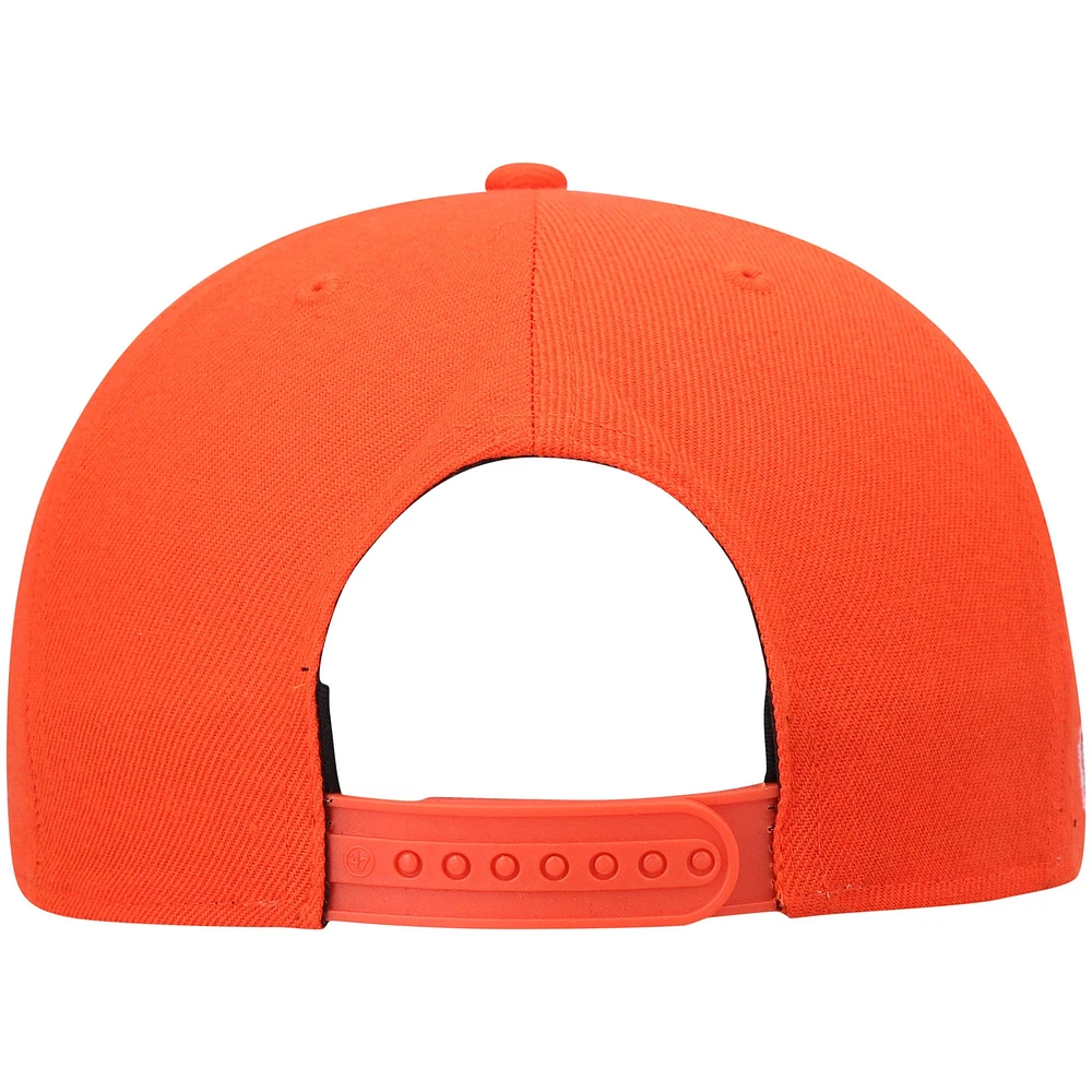 Casquette '47 San Francisco Giants 2021 City Connect Captain Snapback orange pour homme