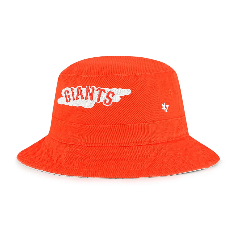 Men's '47 Orange San Francisco Giants 2021 MLB City Connect Team Bucket Hat