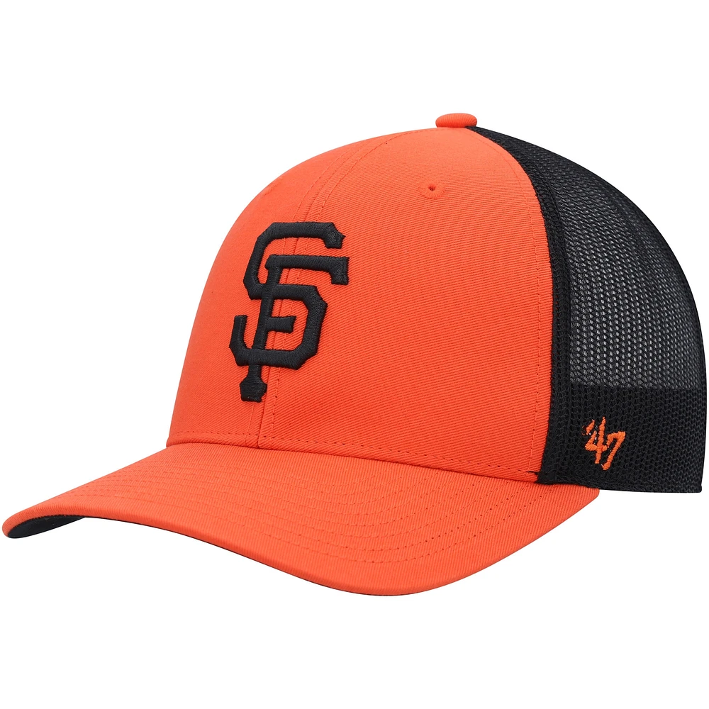 Casquette Snapback Trucker Secondaire San Francisco Giants '47 orange pour homme