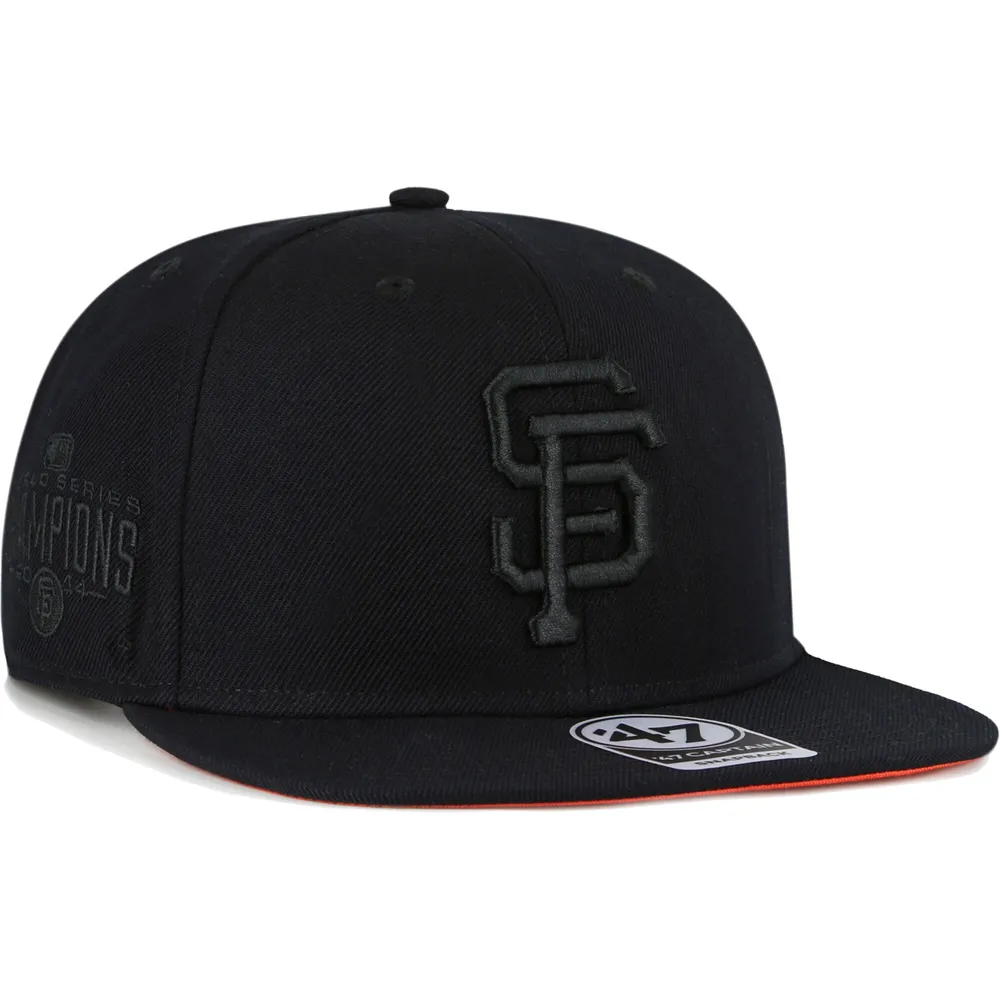 Lids San Francisco Giants '47 Black on Black Sure Shot Captain