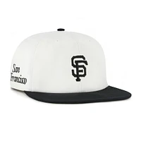 Casquette snapback blanche/noire « 47 » pour homme des Giants de San Francisco