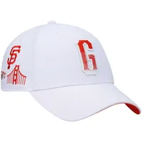 Men's '47 White San Francisco Giants City Connect MVP Adjustable Hat