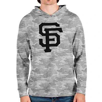 Men's Antigua Camo San Francisco Giants Team Logo Absolute Pullover Hoodie
