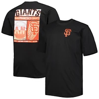 T-shirt noir à double face des Giants de San Francisco pour homme