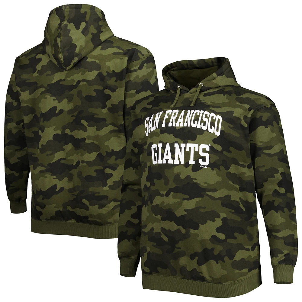 Sweat à capuche imprimé camouflage San Francisco Giants pour homme