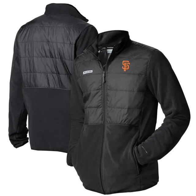 San Francisco Giants Columbia Women's Go For It Half-Zip Pullover Top - Gray