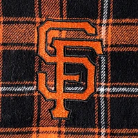 Men's Concepts Sport Black/Orange San Francisco Giants Ledger Flannel Boxers