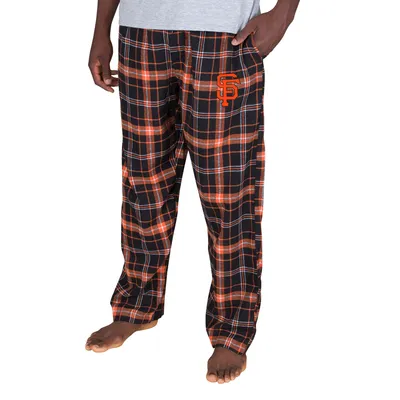 San Francisco Giants Concepts Sport Ultimate Plaid Flannel Pajama Pants - Black