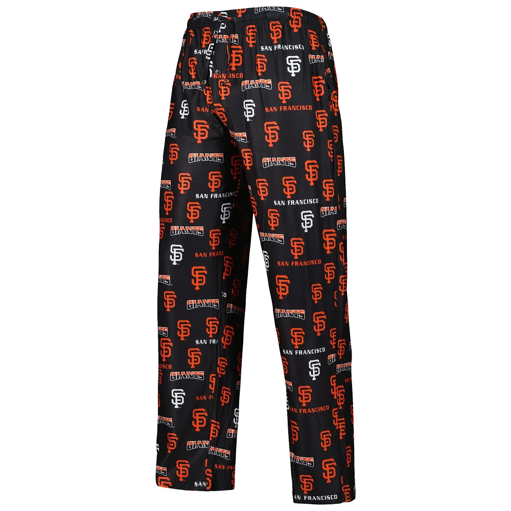 Men's Concepts Sport Gray/Black San Francisco Giants Breakthrough Long Sleeve Top & Pants Sleep Set