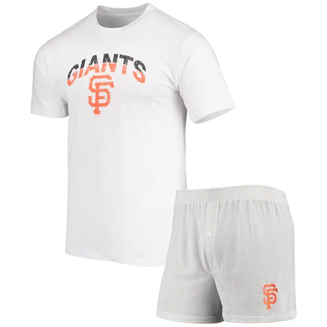 Concepts Sport Men's Black, Orange San Francisco Giants Meter T