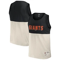 Collection Darius Rucker pour hommes par Fanatics Débardeur noir à blocs de couleurs des Giants San Francisco