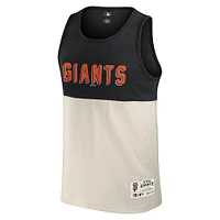 Collection Darius Rucker pour hommes par Fanatics Débardeur noir à blocs de couleurs des Giants San Francisco