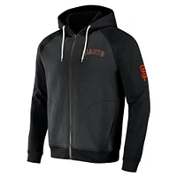 Men's Darius Rucker Collection by Fanatics  Black San Francisco Giants Raglan Full-Zip Hoodie