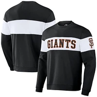 Collection Darius Rucker pour hommes par Fanatics Sweat-shirt noir à rayures des Giants de San Francisco