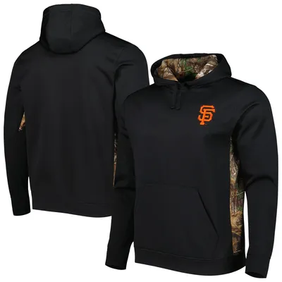 Men's Fanatics Branded Black San Francisco Giants Official Logo Pullover Hoodie