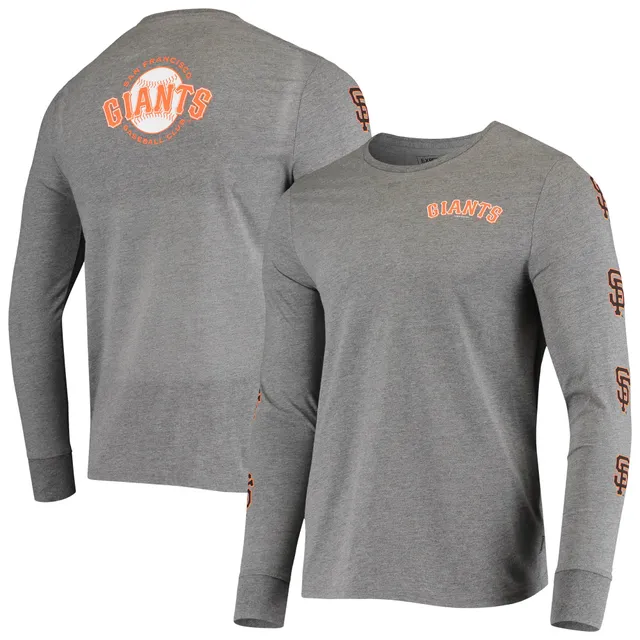 Men's San Francisco Giants Fanatics Branded Heathered Gray Big & Tall City  Stripe Wordmark T-Shirt