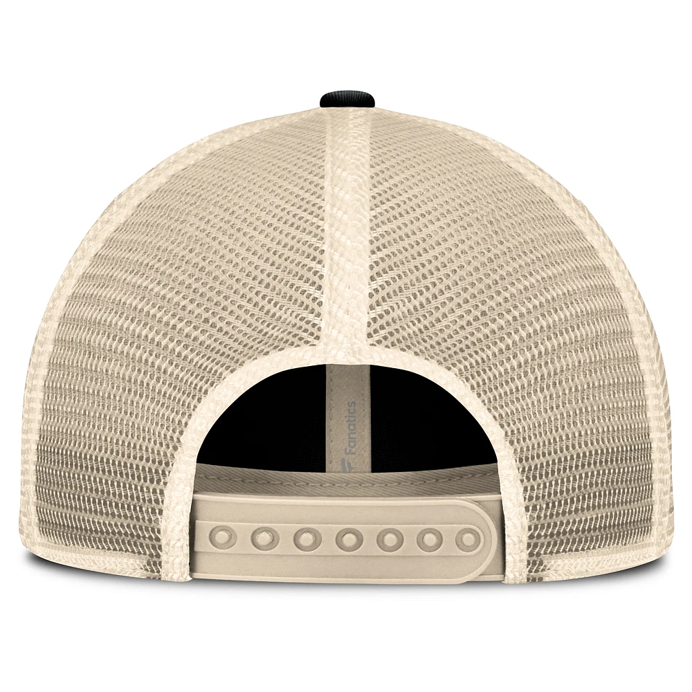 Men's Fanatics  Black/Natural San Francisco Giants Cooperstown Collection Eastbound Mesh Adjustable Hat