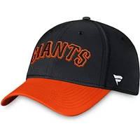 Casquette Flex Core des San Francisco Giants Fanatics pour hommes, noir/orange