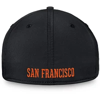 Casquette Flex Core des San Francisco Giants Fanatics pour hommes, noir/orange