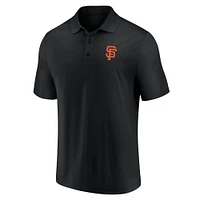 Men's Fanatics Black/Orange San Francisco Giants Dueling Logos Polo Combo Set