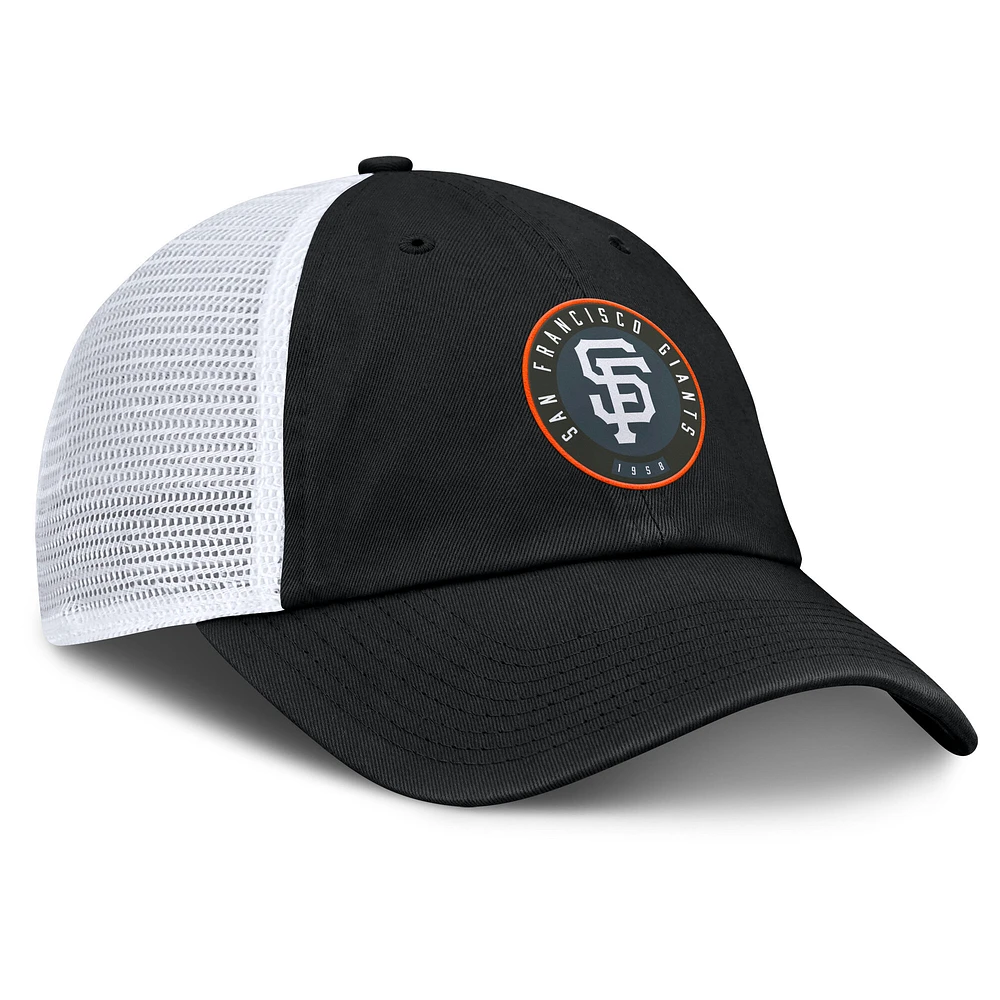 Casquette réglable Fanatics pour hommes, noir/blanc, San Francisco Giants Avery