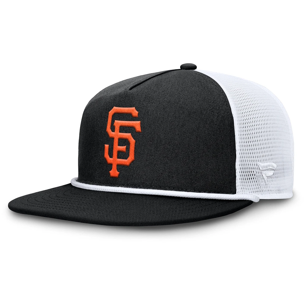 Men's Fanatics Black/White San Francisco Giants Clubhouse Change Up Snapback Hat