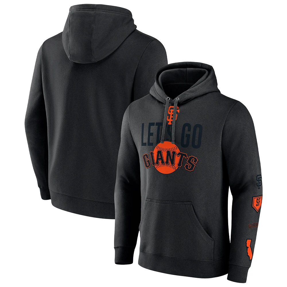 Sweat à capuche noir pour hommes Fanatics San Francisco Giants Bases Loaded