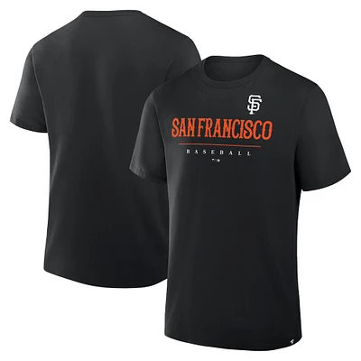 Men's Fanatics Black San Francisco Giants Color Pop Legacy Clubhouse T-Shirt