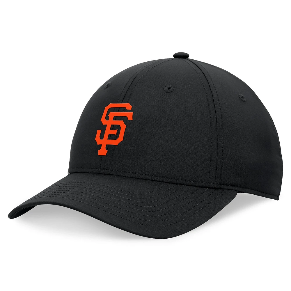 Men's Fanatics Black San Francisco Giants Front Office Ripstop Unstructured Adjustable Hat