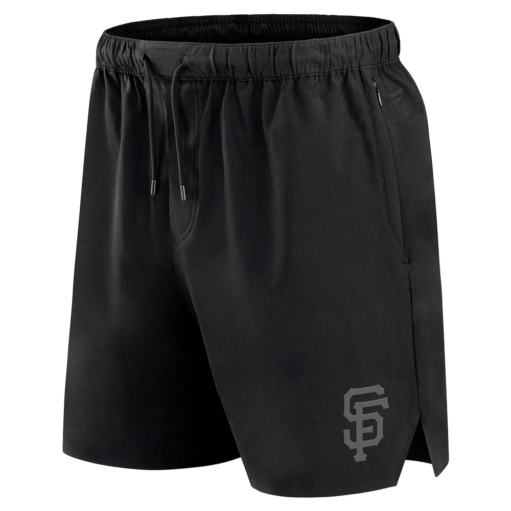 Men's Fanatics Black San Francisco Giants Front Office Woven Shorts