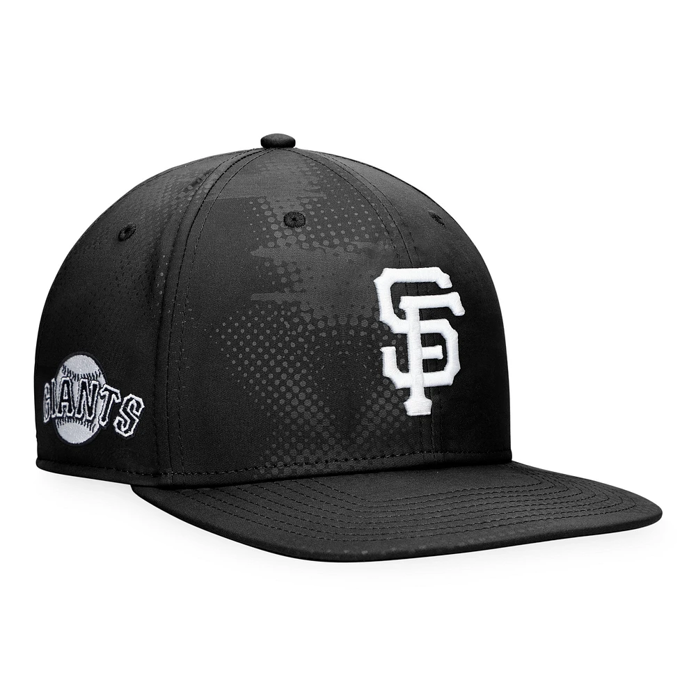 Casquette Snapback emblématique San Francisco Giants noire Fanatics pour homme