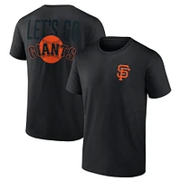 T-shirt noir Fanatics pour hommes des Giants de San Francisco le gagner