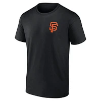 T-shirt noir Fanatics pour hommes des Giants de San Francisco le gagner