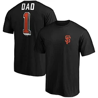 T-shirt noir de l'équipe numéro un des papas Giants San Francisco Fanatics pour hommes