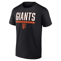 T-shirt noir Fanatics Power Hit des Giants de San Francisco pour hommes