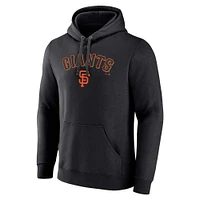 Men's Fanatics Black San Francisco Giants Team Lockup Pullover Hoodie