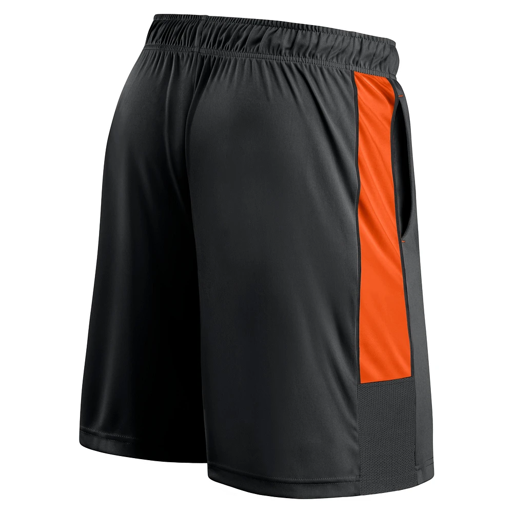 Short noir Fanatics pour hommes des Giants de San Francisco remporte le match Defender