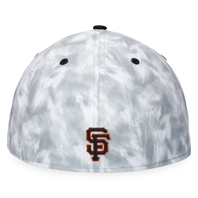 San Francisco Giants Majestic Smoke Dye Snapback Hat - Gray