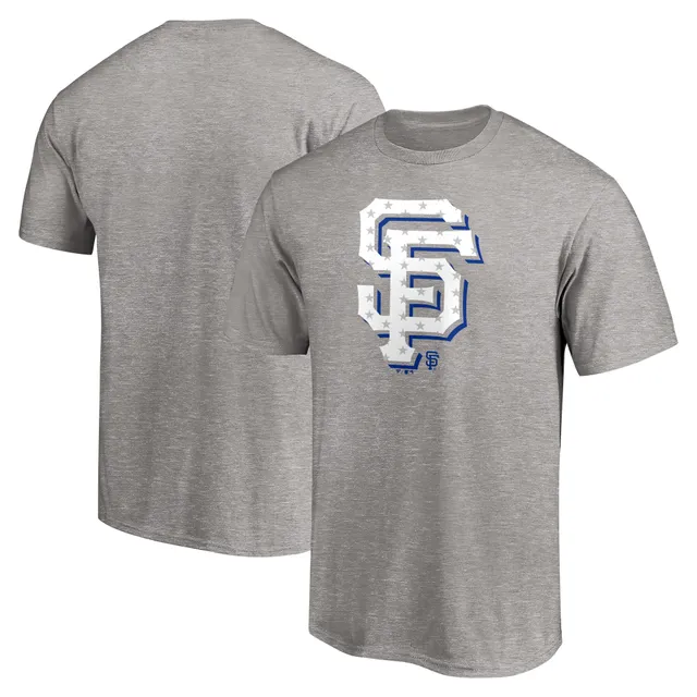 Men's San Francisco Giants Nike Gray Color Bar T-Shirt