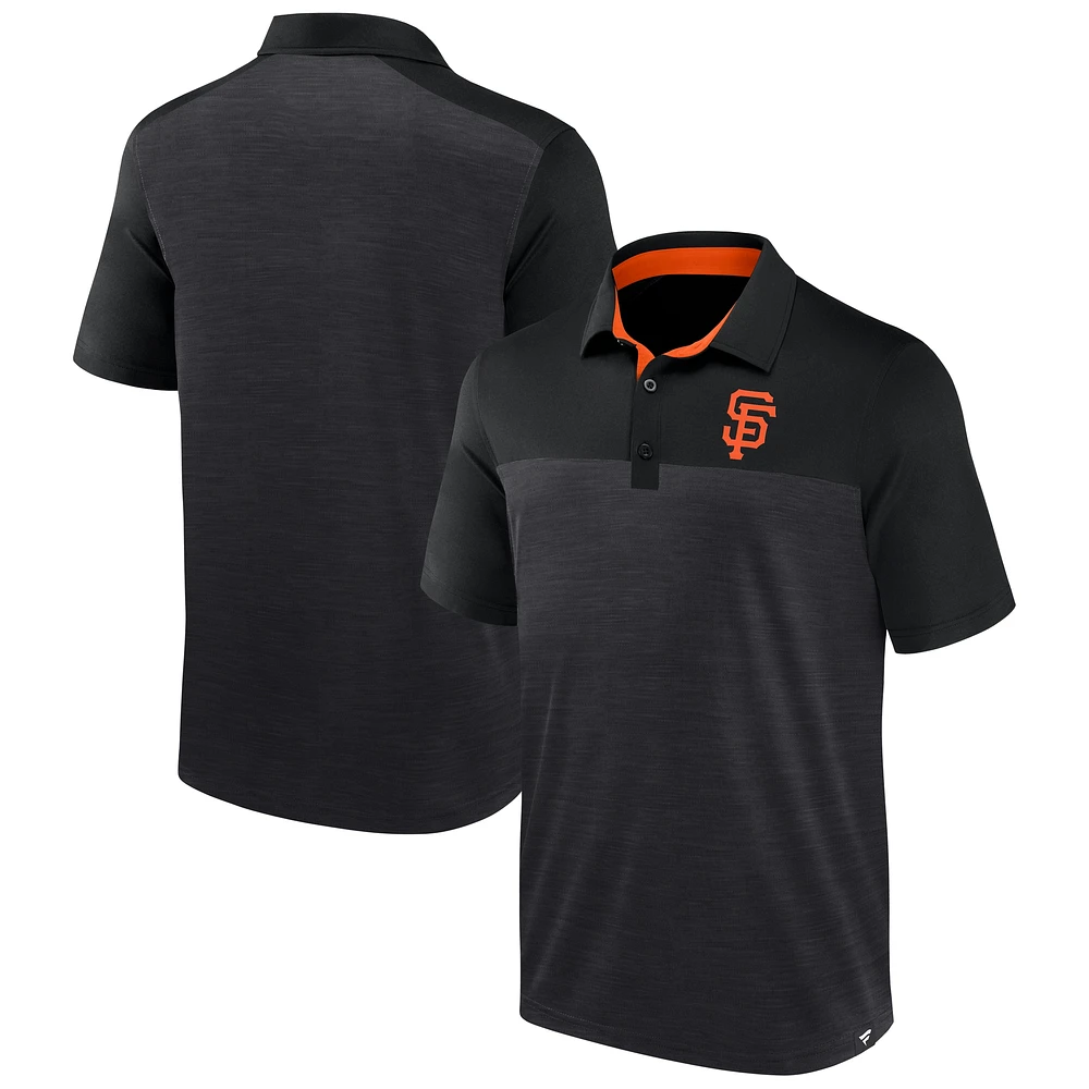 Polo Fanatics Base Thief pour homme, charbon de bois, San Francisco Giants