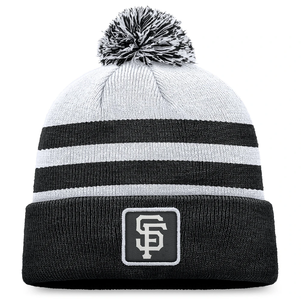 Men's Fanatics Gray San Francisco Giants Cuffed Knit Hat with Pom