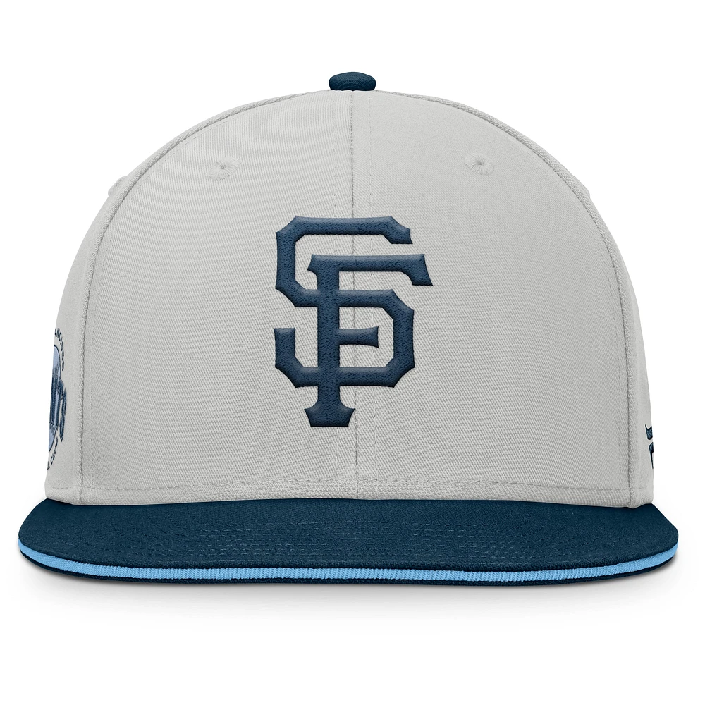 Men's Fanatics Gray San Francisco Giants Knuckleball Snapback Hat