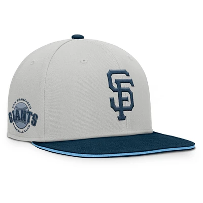 Men's Fanatics Gray San Francisco Giants Knuckleball Snapback Hat