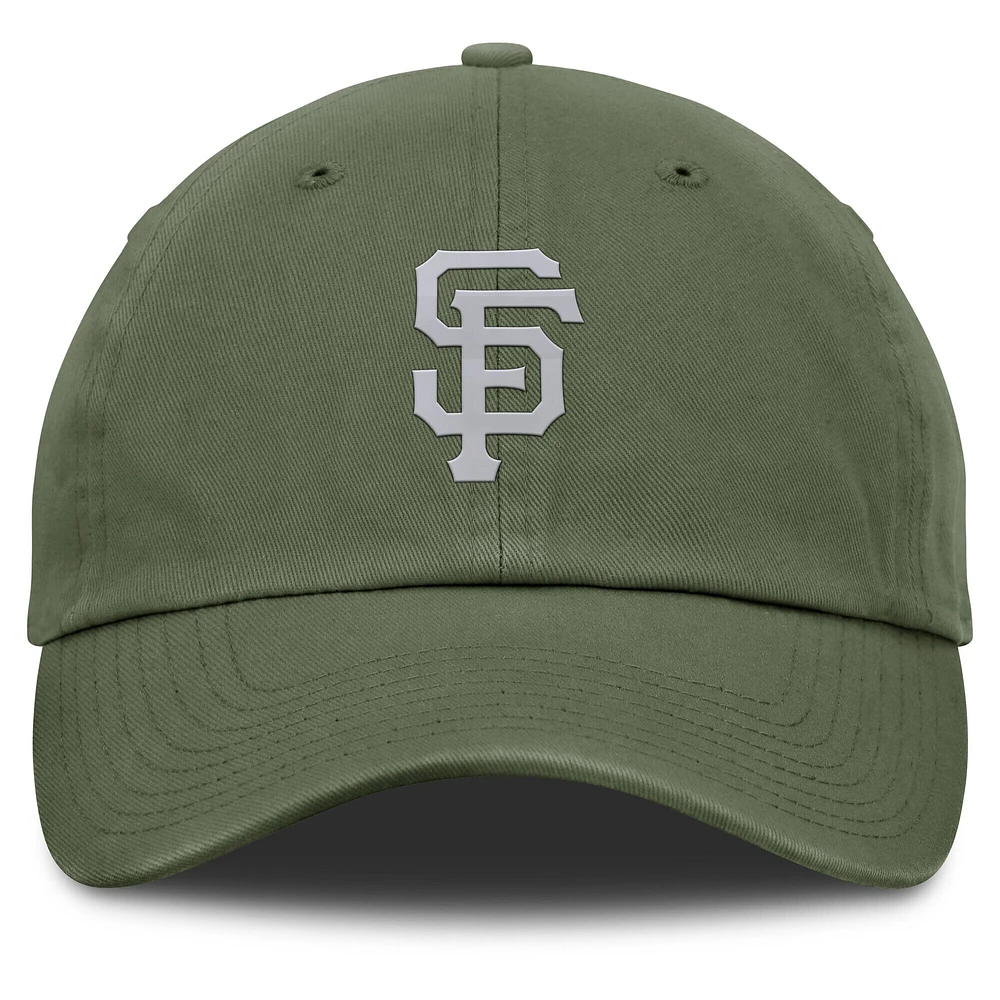 Casquette ajustable Fanatics Green San Francisco Giants Elements Utopia pour homme