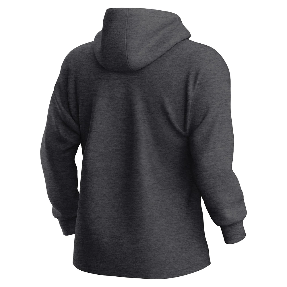 Men's Fanatics  Heather Charcoal San Francisco Giants Fleece Pullover Hoodie