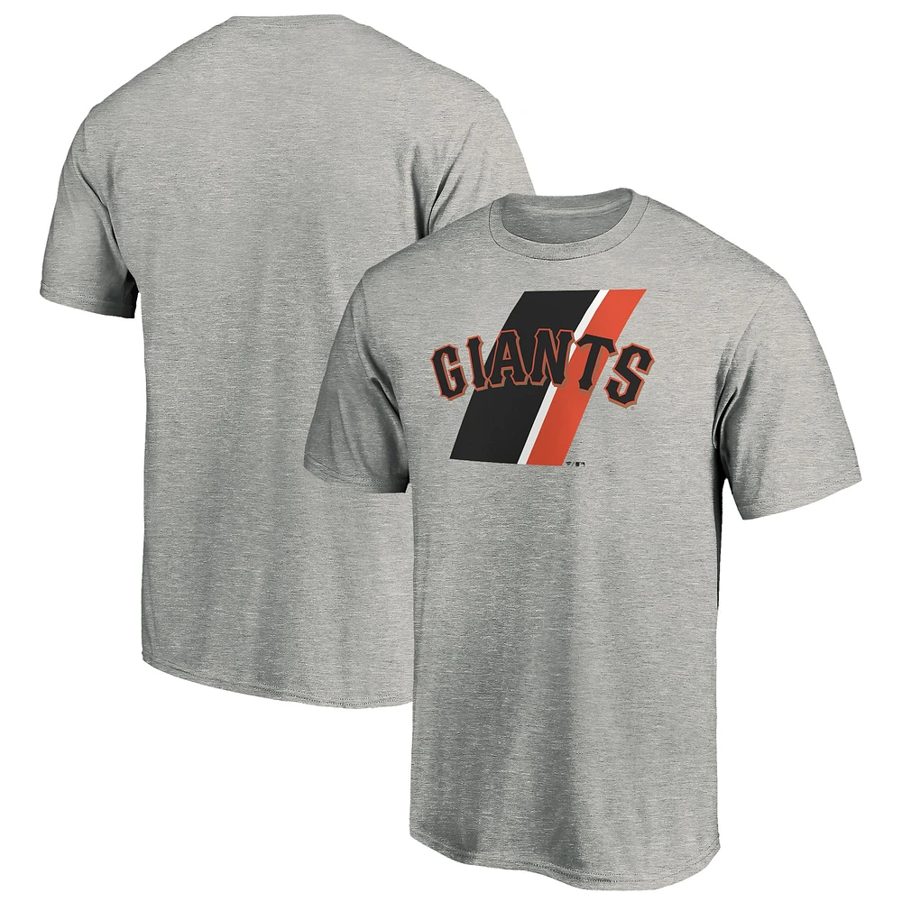 T-shirt fanatiques gris chiné de l'équipe préparation des Giants San Francisco pour hommes