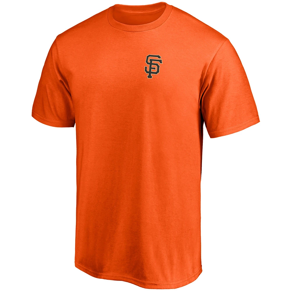 T-shirt orange de l'équipe numéro un des papas Giants San Francisco Fanatics pour hommes